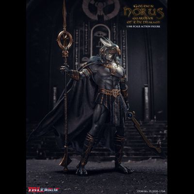 Гор в золотом - Коллекционная ФИГУРКА 1/6 scale Action Figure King and Vengeful God Horus Gold Edition (PL2020-170A) - TBLeague