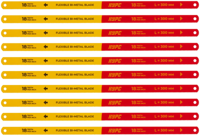 Полотно ножовочное по металлу 300х12 мм Профи (Bi-Metal), 10 шт. ( 18 ТPI ) 40120