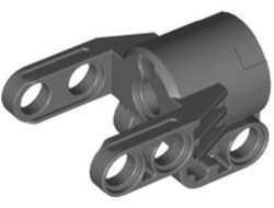 Technic, Axle and Pin Connector Block 4 x 3 x 2 1/2 Linear Actuator Holder, Dark Bluish Gray (61904 / 4528038 / 6356106)