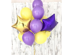 Фонтан "Шарики + звезды"