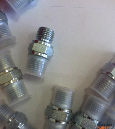 Переходник 1/4" на 1/4" (штуцер, адаптер, переходник) соединение для шлангов высокого давления