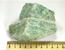 Амазонит, необработанный образец, Кольский п-ов (73*70*57 мм, 391 г) №10776