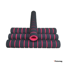 Ручки для турника (грипсы) черно-красные, 1250 шт