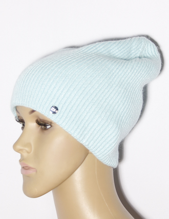 Шапка женская "Мелкая резинка ангора" 231 персик, св.серая, пудра, бордовая, серая, розовая, синяя, голубая, жёлтая