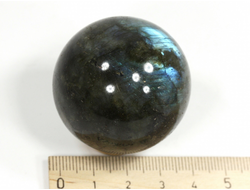 Шар Лабрадорит, Мадагаскар (43 мм, 95 г) №35335