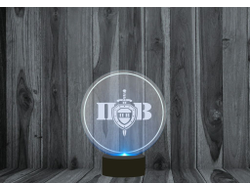 Светильник 3D, ночник #6 на День пограничника
