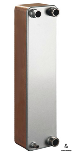 Паяный теплообменник ТТ45RC испаритель и конденсатор  купить в Екатеринбурге