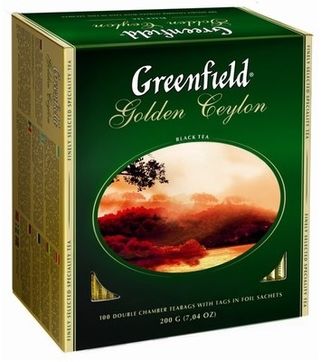 Чай Гринфилд Golden Ceylon чёрн. 1/100*2г. 200202