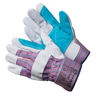 Спилковые комбинированные перчатки с усилением Docker 10(XL)