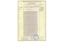 Сертификат соответствия требованиям безопасности RIVAL 