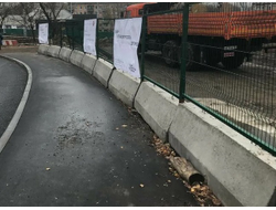 2ВП ограждение стройки на блоках из 3Д панелей с монтажом | Горзабор