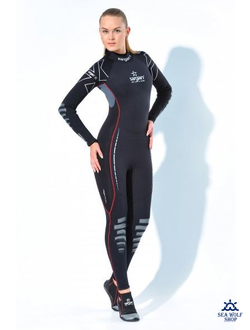 Гидрокостюм неопрен 3мм Sargan "NERO" Long lady р.ХL