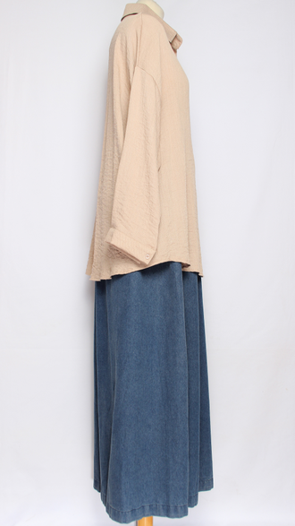 РУБАШКА "ПЛОТНЫЙ ХЛОПОК" св.серая, роза, графит, бежевая до р.54