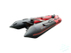 Лодка ПВХ Hunterboat Хантер Классика НД 365ЛКА Красный / Чёрный
