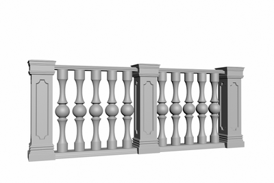 балюстрада балясин BL-013 с тумбами