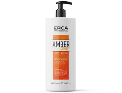 "EPICA Professional" Amber Shine ORGANIC Шампунь для восстановления и питания, 1000 мл (Эпика)
