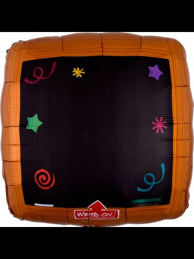 Шар 33"/84 см "Рамка для надписей!" с маркером