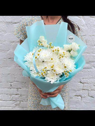 Букет с ромашками