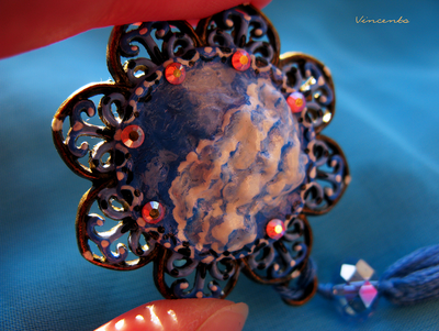 От второй звезды направо и прямо до утра!.. (Питер Пен) Волшебное украшение - брошь с небом и звёздами