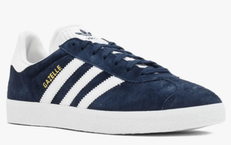 Adidas Gazelle White Blue (Экозамша) новые