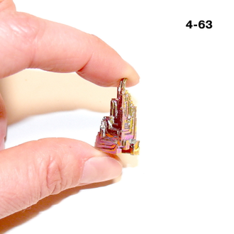 Висмут выращенный (кристалл) №4-63: 8,8г - 25*15*12мм