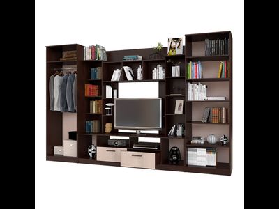 Гостиная Венеция (3400*2200*532мм) венге/лоредо