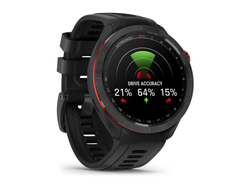 Умные часы Garmin Approach S70 - 47 мм черно-красный керамический безель с черным силиконовым ремешком (010-02746-02)