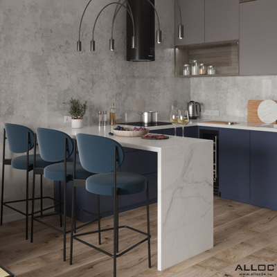 Декор ламината Alloc Original Дуб Натур Элегант 04471 в интерьере