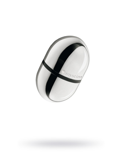 46140 Электростимулятор яйцо Mystim Egg-cellent Egon S, хирургическая сталь, серебряный, 5.5 см