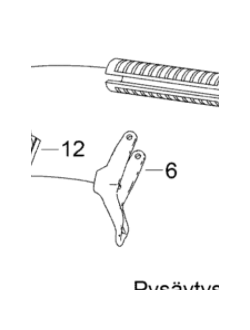Курок газа с подогревом оригинал BRP 512060214, 512059144, 512059152, 512059623, 512059767, 512059995, 512059997, 512060305, 572082700, 572085900 для BRP LYNX/SKI-DOO