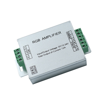 Усилитель питания для RGB-ленты AMP12AESB 3х4А (144Вт) 12В /Ecola™/