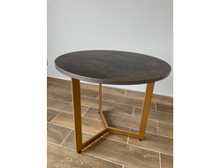 Стол журнальный LIME ножки золото и медь