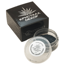 Тени для век "Полуночный синий сатин", Кристалл Декор