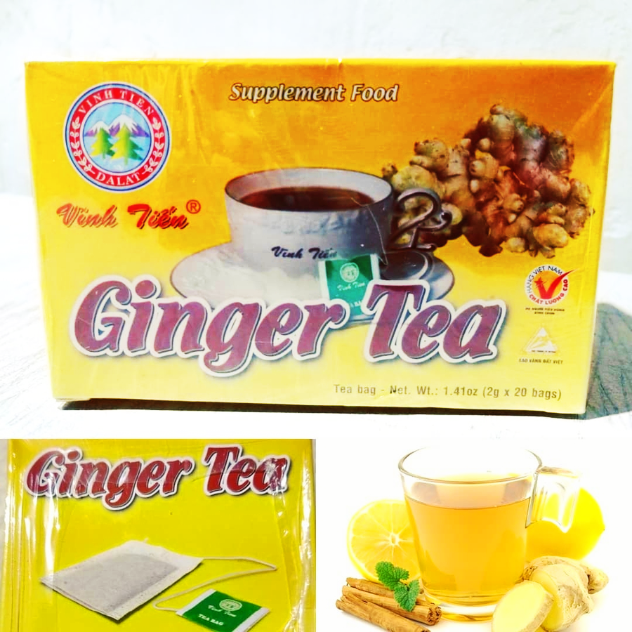 ИМБИРНЫЙ ЧАЙ Ginger tea (Вьетнам) 20 пакетов
