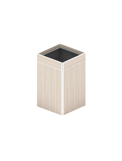 Урна без вставки - МФ 50.01.09 - (Светлый дуб)