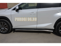 Защита штатного порога  d60 для Lexus NX200/NX300 2017-