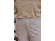 Укороченные женские брюки арт. 1242 (цвет коричневый) Размеры 54-70