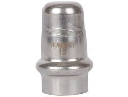 Заглушка ROMMER ВПр 15 из нержавеющей стали прессовой