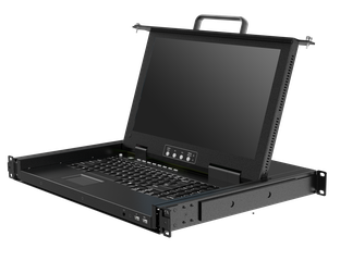 8-портовые локальные выдвижные KVM LCD консоли - Выдвижная LCD KVM ...