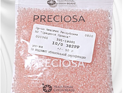 Кремовый прозрачный бисер