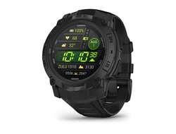 Garmin Instinct 3 50mm Amoled Tactical Edition Black with Black Band (010-03020-50 / 010-03020-90)