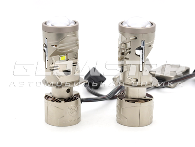 Билед модули Aozoom Mini-Led H4 New 2025 мини линзы, 6000K, 12V, 50/80W