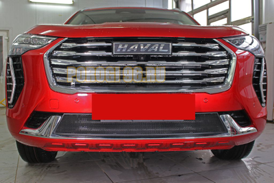 Защита радиатора Haval Jolion 2020- black низ