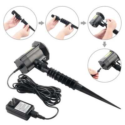 Лазерная подсветка для улицы и дома RGB 50 X-35P-B