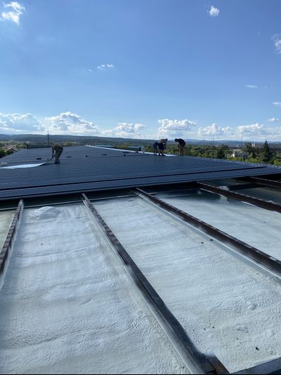 Утепление кровли пенополиуретаном