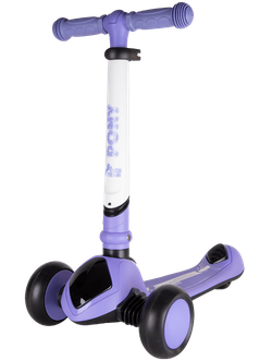 Детский 3-х колесный самокат TechTeam Pony 2022 фиолетовый