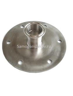 Фланец - крышка для куба Добрый Жар, кламп 50,5