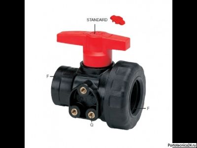 Кран 2х ходовой; тип ручки LL; крепление TYPE -; вх.-вых.Г1/2"