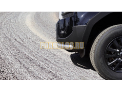 Защита передняя нижняя (овальная) d75х42 мм ТСС для Toyota Land Cruiser 250 Prado 2024-