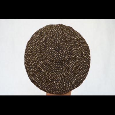 Тюбетейка вязаная для женщин Vizio Италия 6318 коричневая